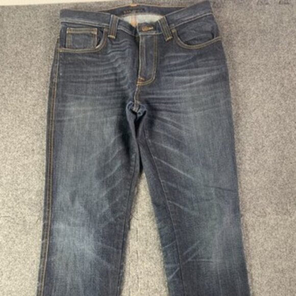 Nudie Jeans Co. Slim Jim Organic Cotton Jeans – Blue, Size 33x32 - Picture 1 of 3